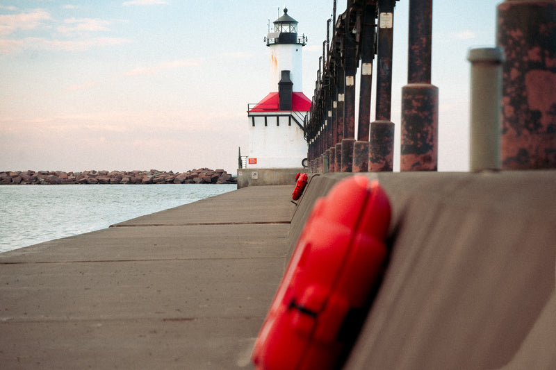 Red Ring: The Pier at Michigan City